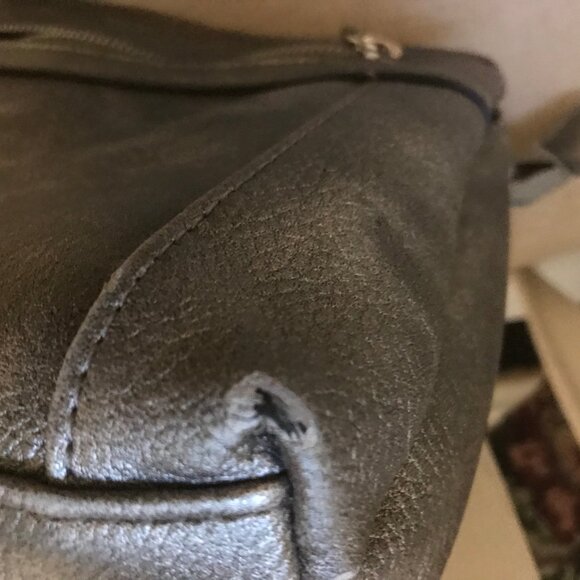 Tanjay Ladies Pearl Grey Handbag/Purse - Picture 9 of 13